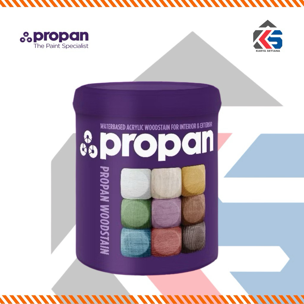 PROPAN PLITUR WATERBASED WOODSTAIN 1L / PEWARNA KAYU PROPAN AIR