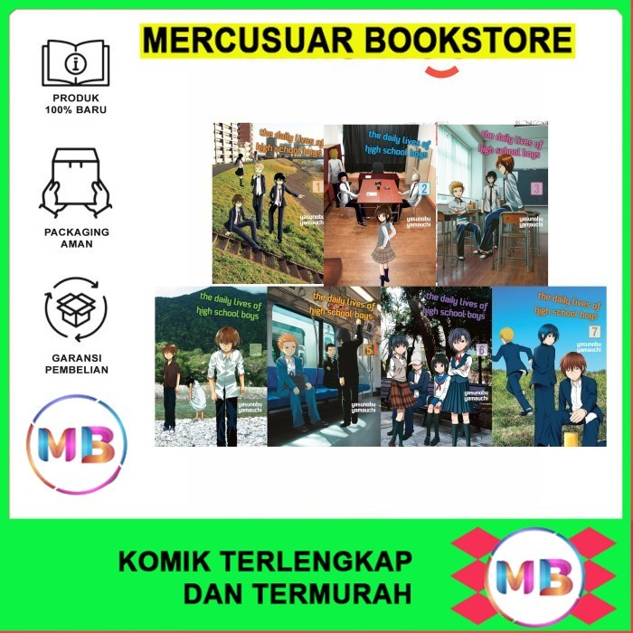 komik The Daily Lives of High School Boys 1 - 7 ( english ) - MercusuarBookstore