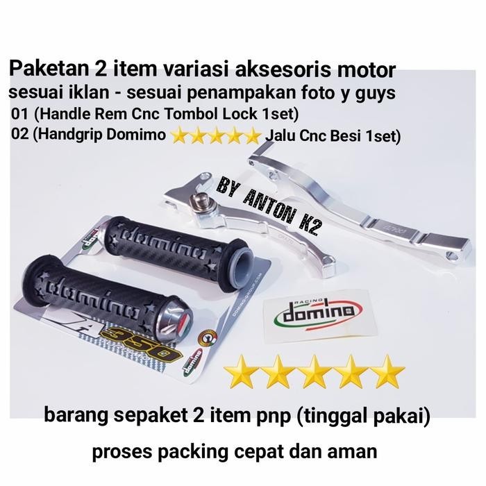 PAKET 2 VARIASI AKSESORIS MOTOR XEON GT/XEON RC/X RIDE OLD/X RIDE NEW - Silver, paketan 2 item