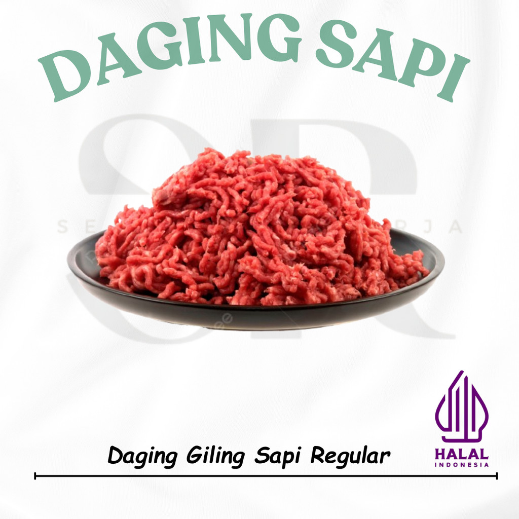 

Daging Sapi Giling Reguler / Minced Ground Beef 500 gram Frozen Tangerang