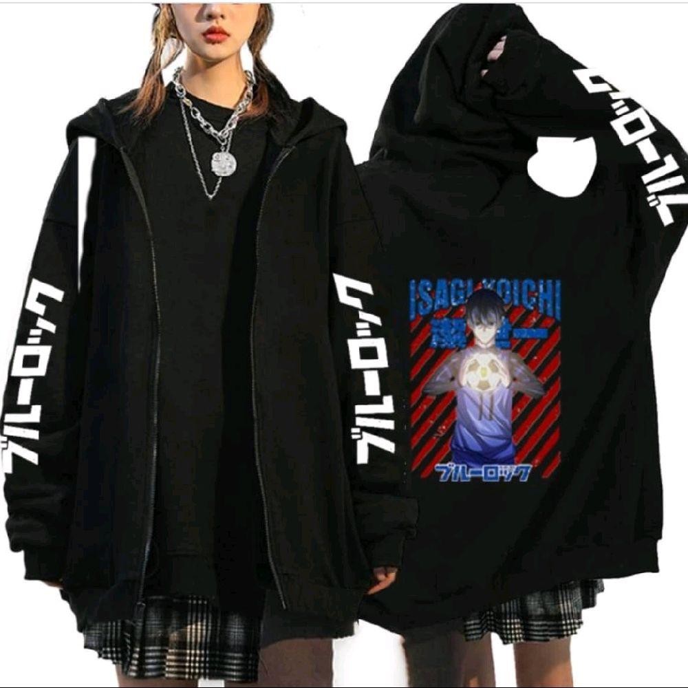 Jaket sweater hoodie isagi yoichi