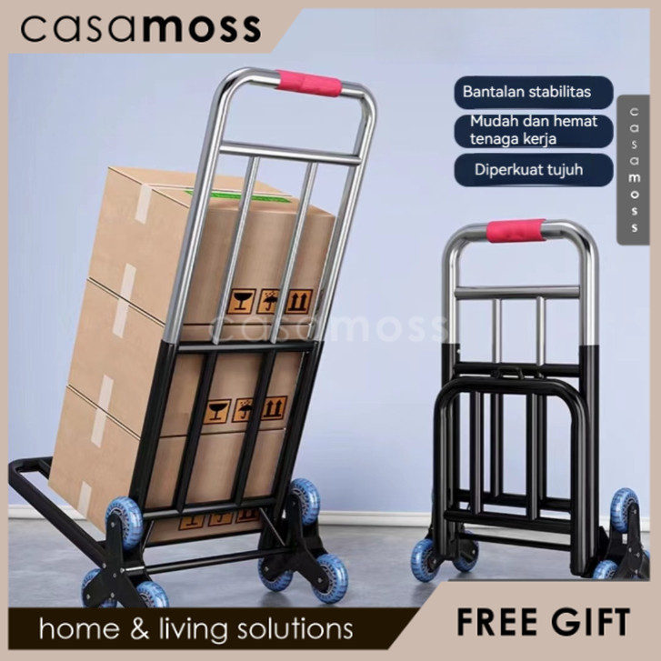 Trolley Troli Lipat Reaim Troli Lipat Serbaguna Troli Besi Lipat Troli Galon Troli Besi 【CASSA MOSS】