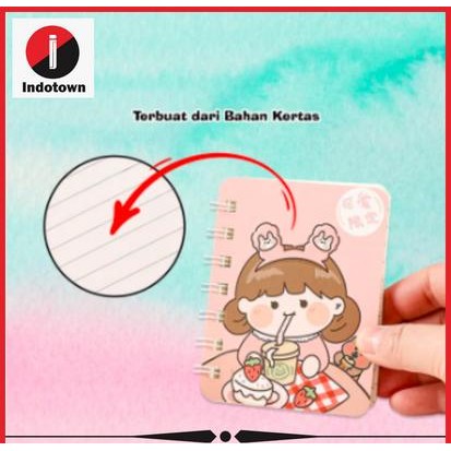 

[Produk Baru Berkualitas Garansi] Buku Memo Kecil A7 Notebook Ring Motif Karakter Kartun Paling Laris