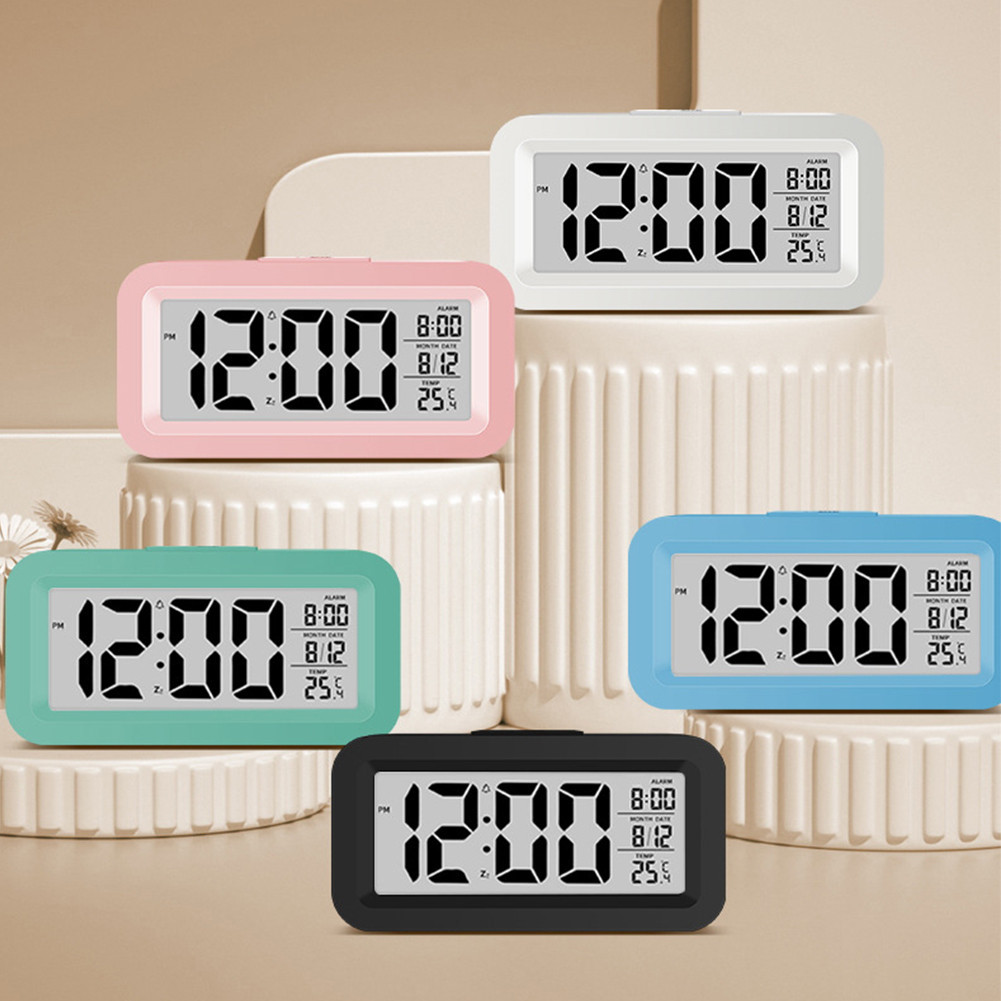 Jam Weker Pintar Digital Smart Alarm Clock Jam Weker Meja Digital Jam Weker Pintar