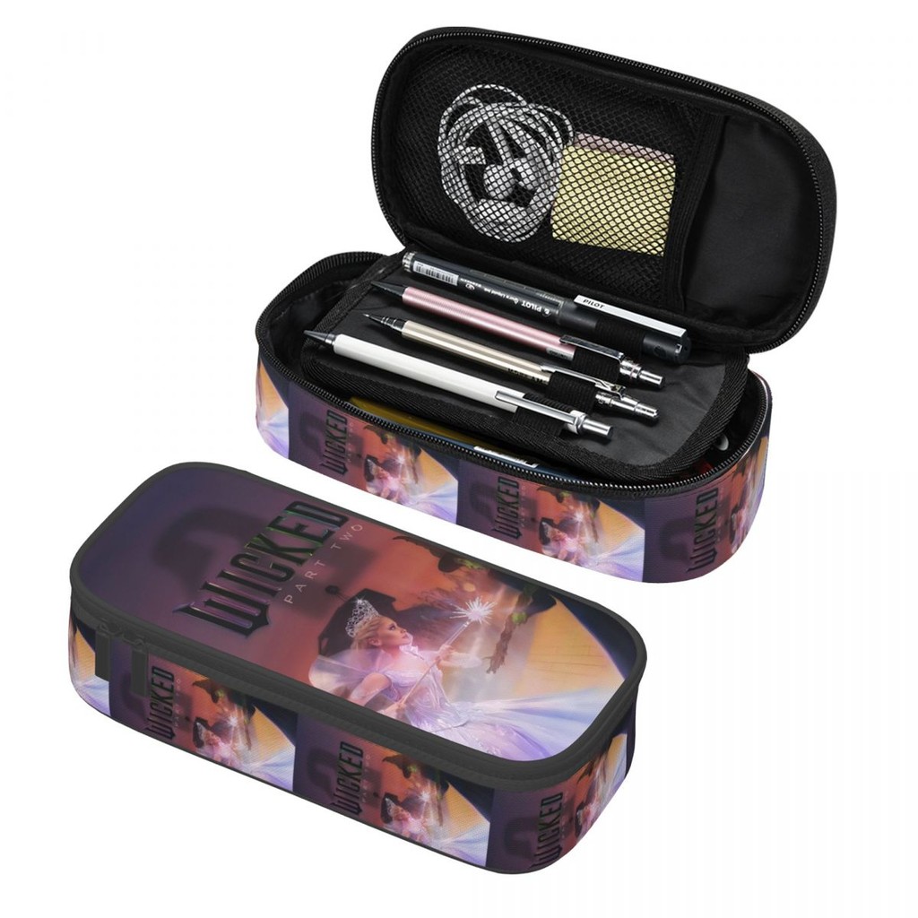 

Custom W-Wickeds Cute Pencil Case Boy Girl Large Capacity Fashion Film Magic Movie Pencil Bag School Supplies