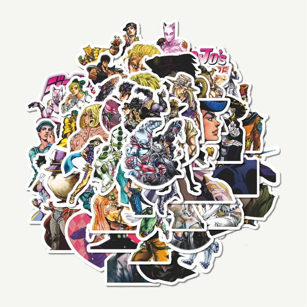 

Sticker Pack Stiker Manga JoJo's Bizarre Adventure Stone Ocean | Sticker TUMBLR | Stiker LAPTOP KOPER HELM