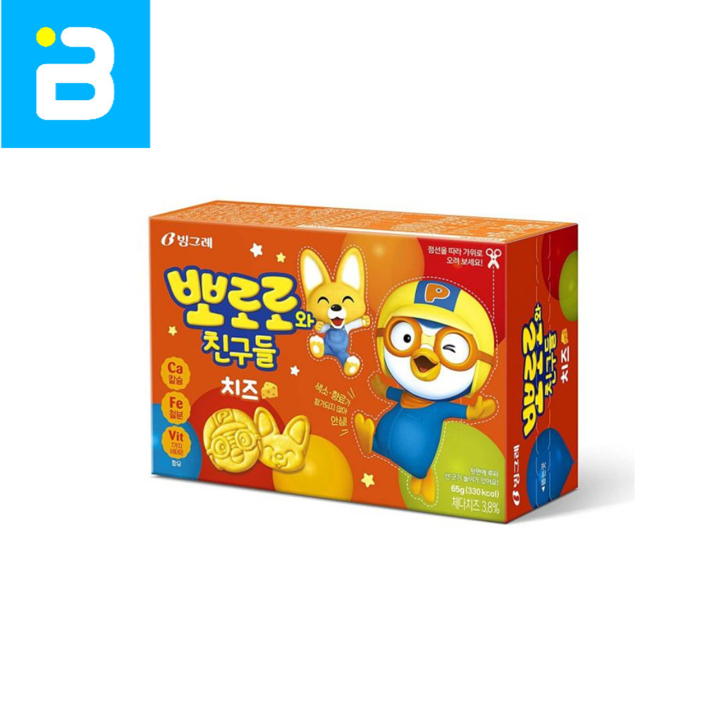 

Pororo & Friends Biscuit Cheese 65G