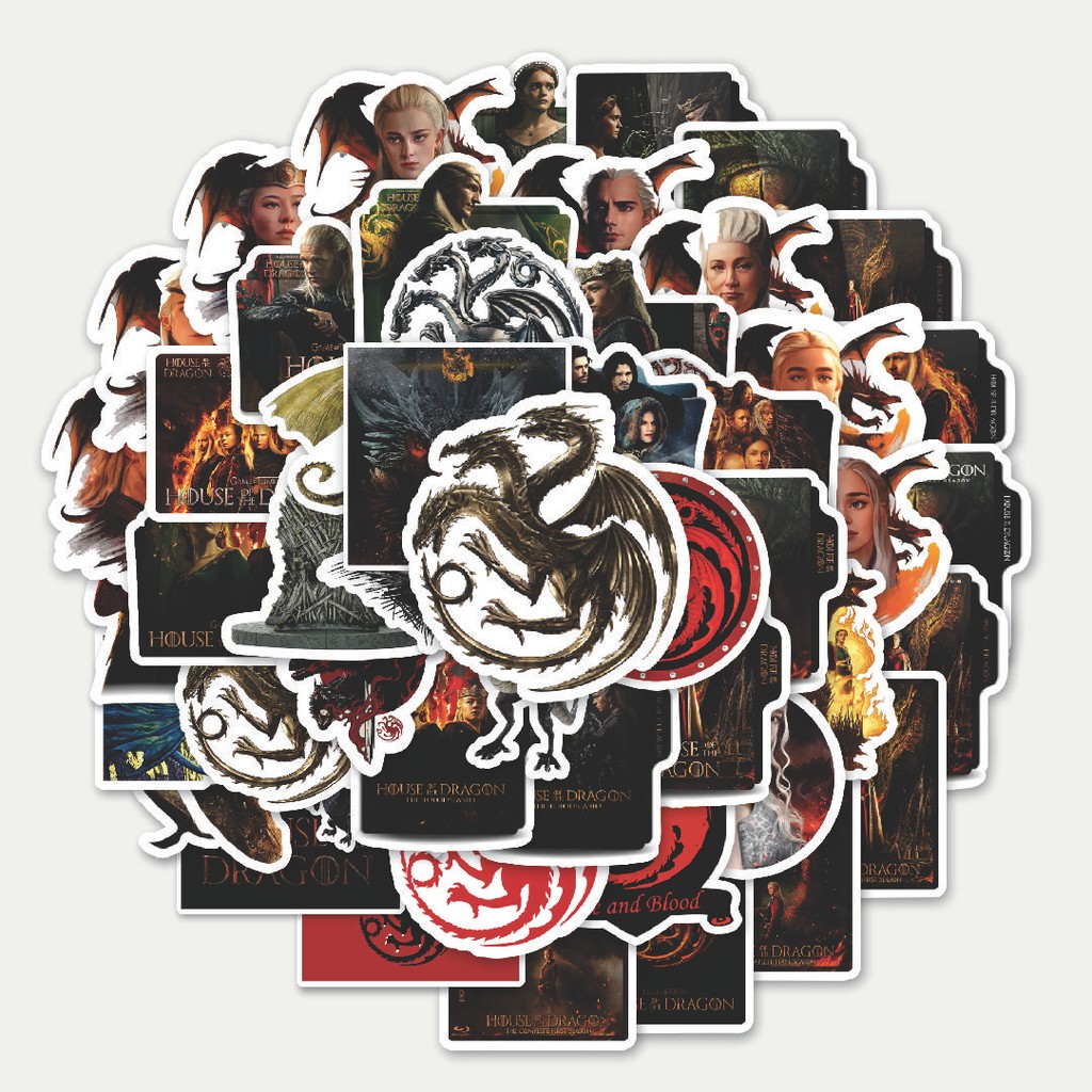 

Sticker Pack Stiker House Of The Dragon [Rumah Naga] | Sticker TUMBLR | Stiker LAPTOP KOPER HELM