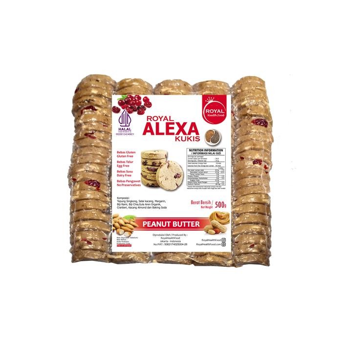 

Hot Produk Royal Alexa Kukis 500 (LIMA RATUS) Gram - PEANUT BUTTER Terbaik dan Terlaris