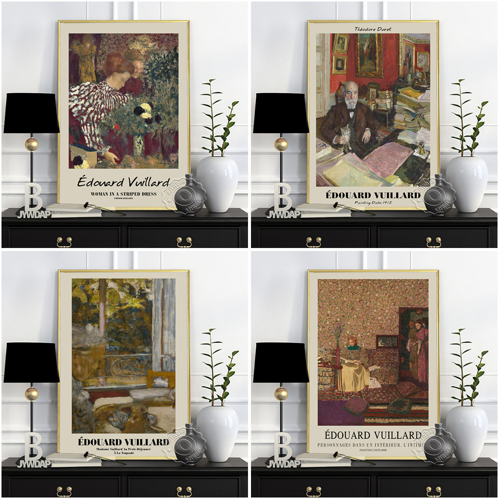 

Edouard Vuillard Museum Exhibition Art Prints Poster L’aiguillee The Thread Canvas Painting Wall Art Pictures Home Decor