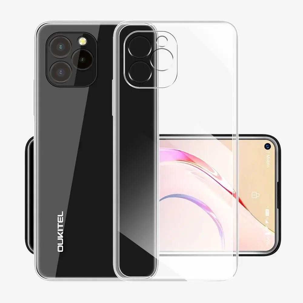 For Oukitel C21 Pro Case C21 Pro Silicone Soft Transparent Phone Case For Oukitel C21 Clear Cover Fu