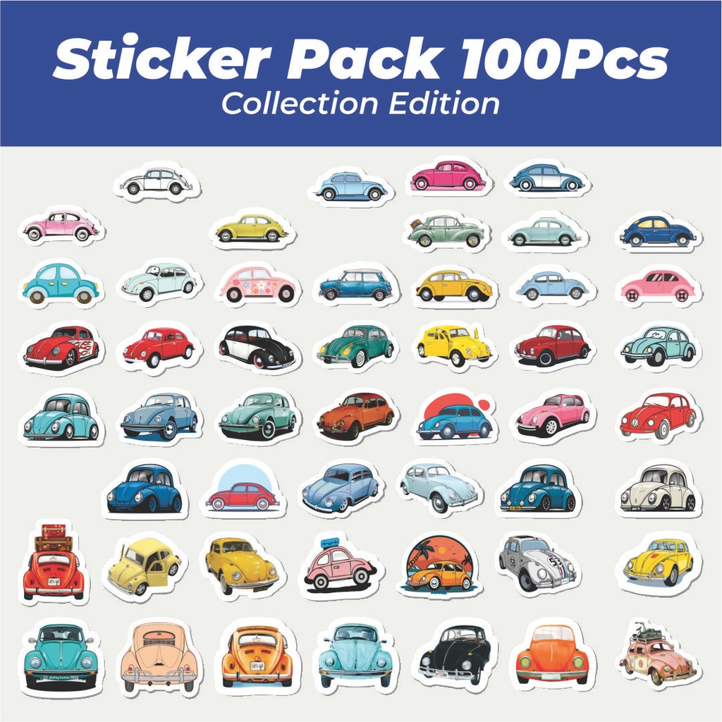 

Hot Stiker Volkswagen Lucu Anti Air Stikers Berperekat Waterproof Sticker Decal Buat Motor Helm Buku Journal Koper Casing HP Laptop Botol Minum