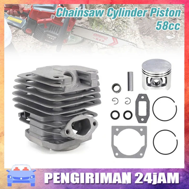 <COD>Blok Maestro 5800 45.2mm Block SENSO MaestroCylinder Blok Chainsaw Cylinder Blok Assy Mesin Cha