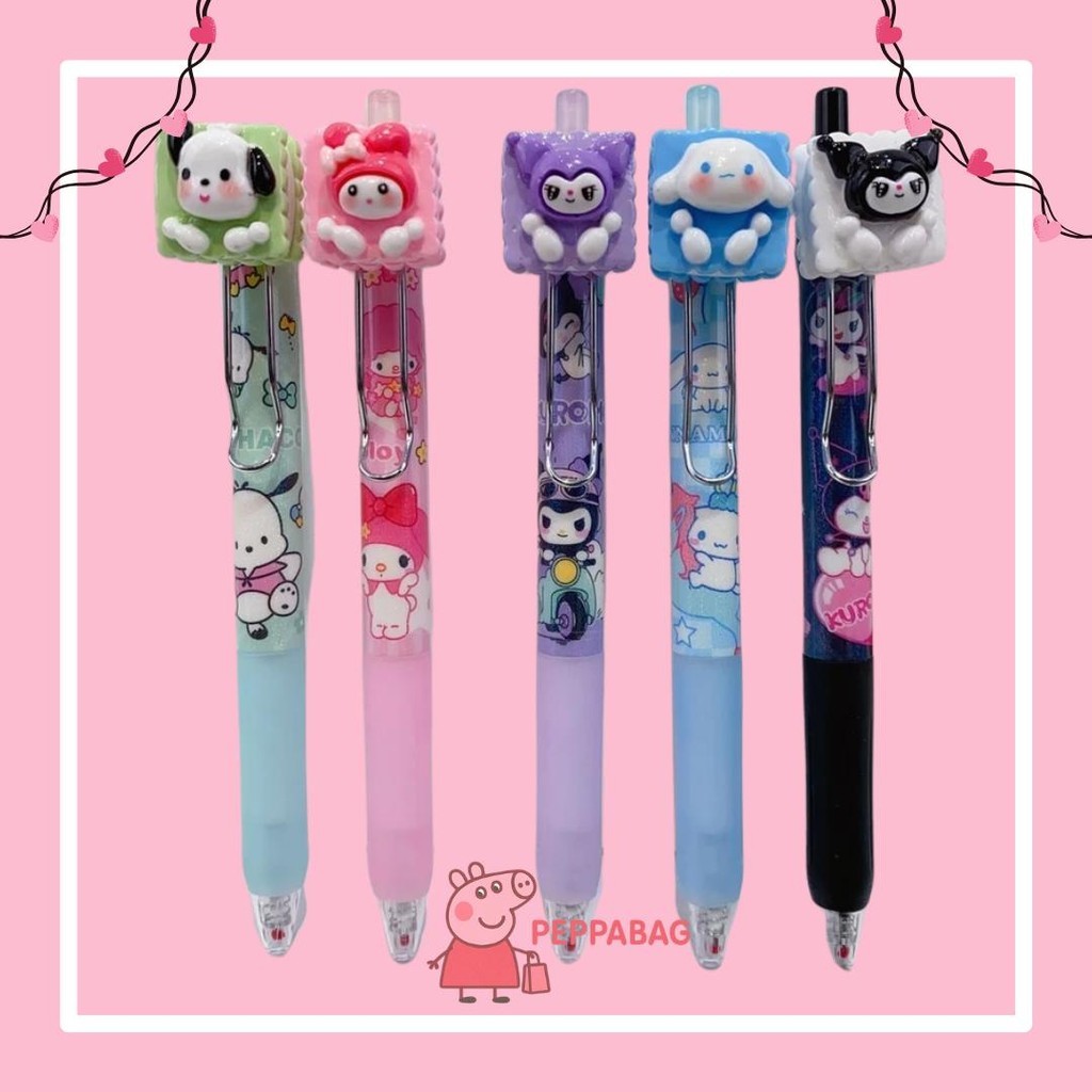 

pulpen gel sanrio / pena gel cetek sanrio / pulpen gel mekanik / pulpen gel cetek - ES0462