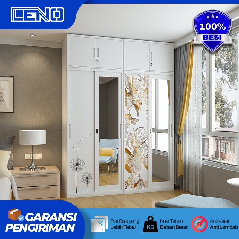 Lemari Besi Sliding Lemari Besi Pakaian Lemari Pakaian Besi Sliding Lemari Besi Sliding 2 Pintu 90