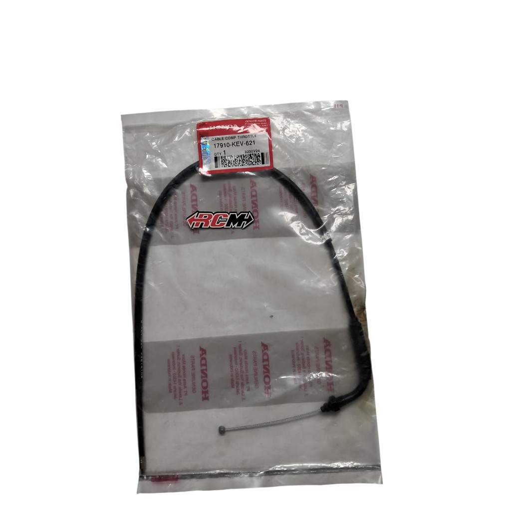 17910-KEV-621 CABLE COM THROTTLE KABEL SULUR GAS HONDA SUPRA X TAHUN THN 1997 SAMPAI 2004 DAN SUPRA 