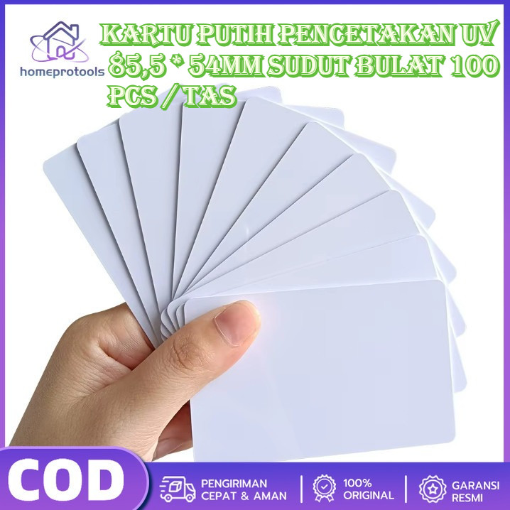 100pcs Kartu Pvc Polos Blank iD card Tanpa Chip Thermal Overlay ISO rfid/Kartu PVC inkjet / ID Blank