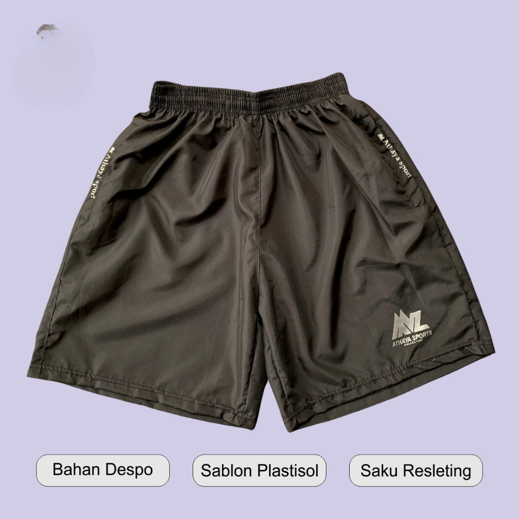 celana pria celana pria Celana Olahraga Pendek Parasut Despo Unisex - Celana Kolor Pria Wanita Dewas
