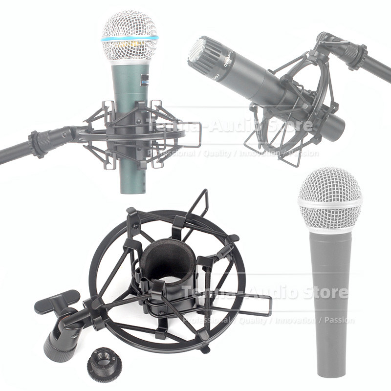 Suspension Spider Microphone Stand Shock Mount For Shure SM58 SM 58 57 SM57 Beta 57A 58A Beta57A Bet