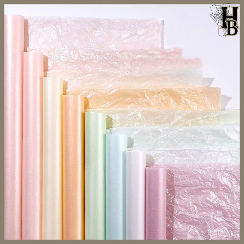 

MER.SHOP 20 LEMBAR Kertas buket bunga Pearl Glitter Sydney Tissue Kertas Buket Carang Bunga Tisu 6255