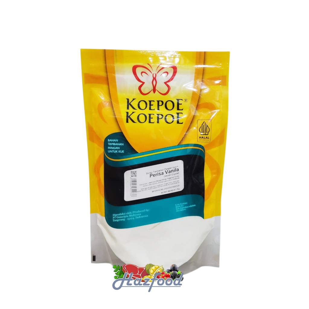 

Koepoe Koepoe Perisa Vanilla 1 Kg - Perisa Vanila