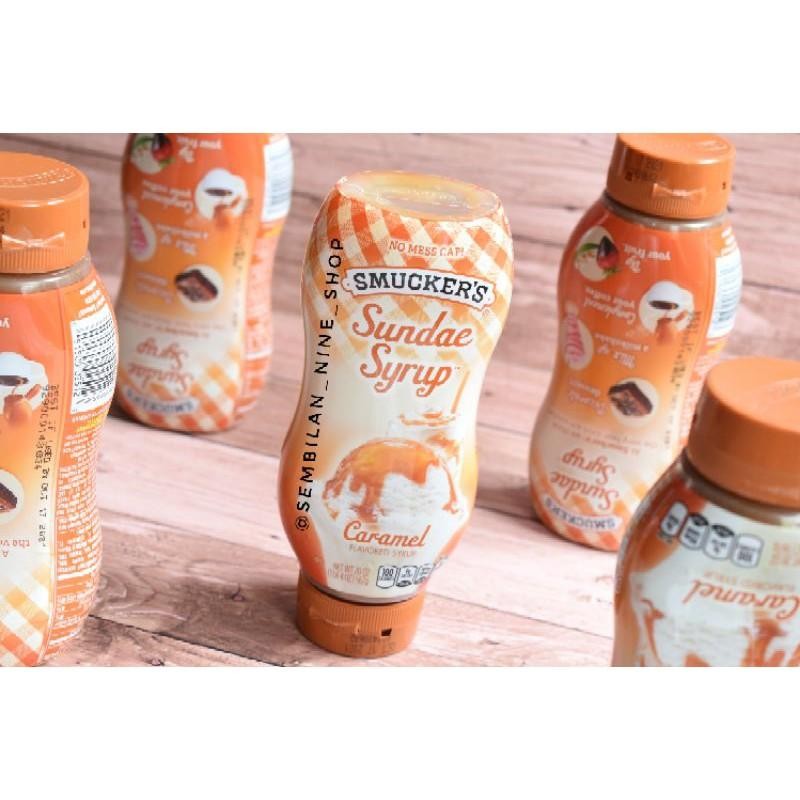 

SMUCKER'S Sundae Syrup CARAMEL 20 OZ 567 Gram Smuckers Flavored Syrup Sirup
