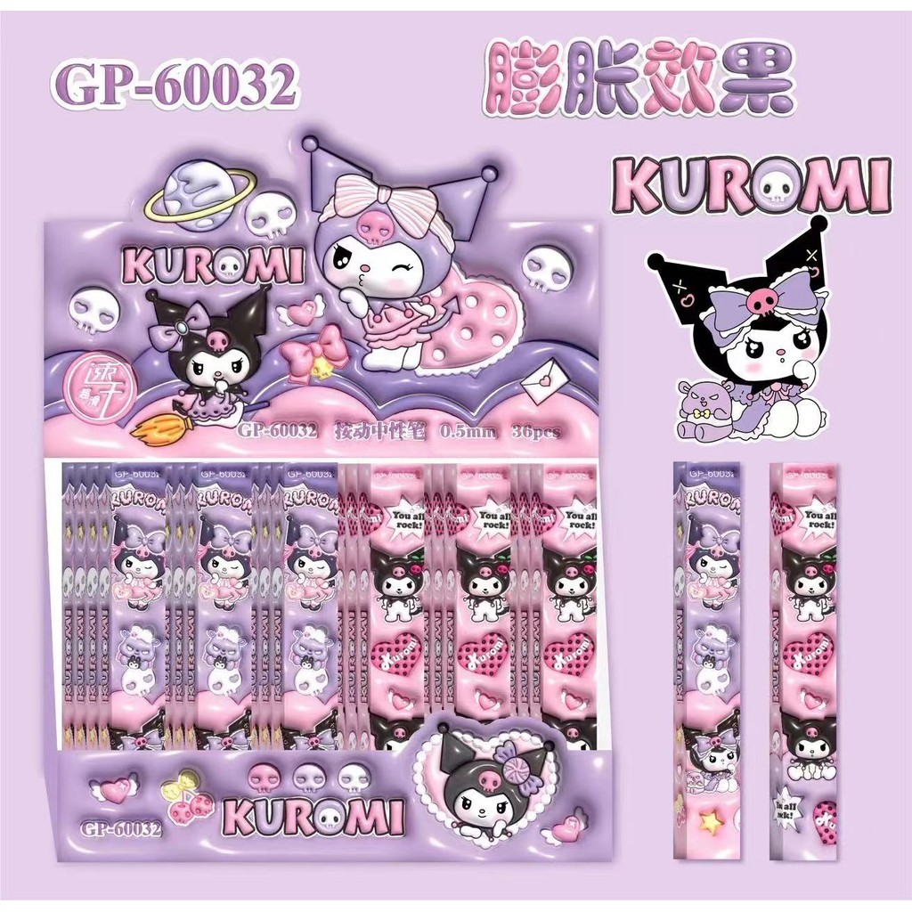 

Pen gel labubu monster tears pop mart sanrio pulpen sanrio blind box pulpen - BC0277