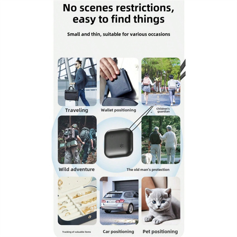 

ABJF-Locator Anti-Loss Gps Tracker 4 Pcs Works With Android Google Global Positioner Device For Car Pet Wallet Kids