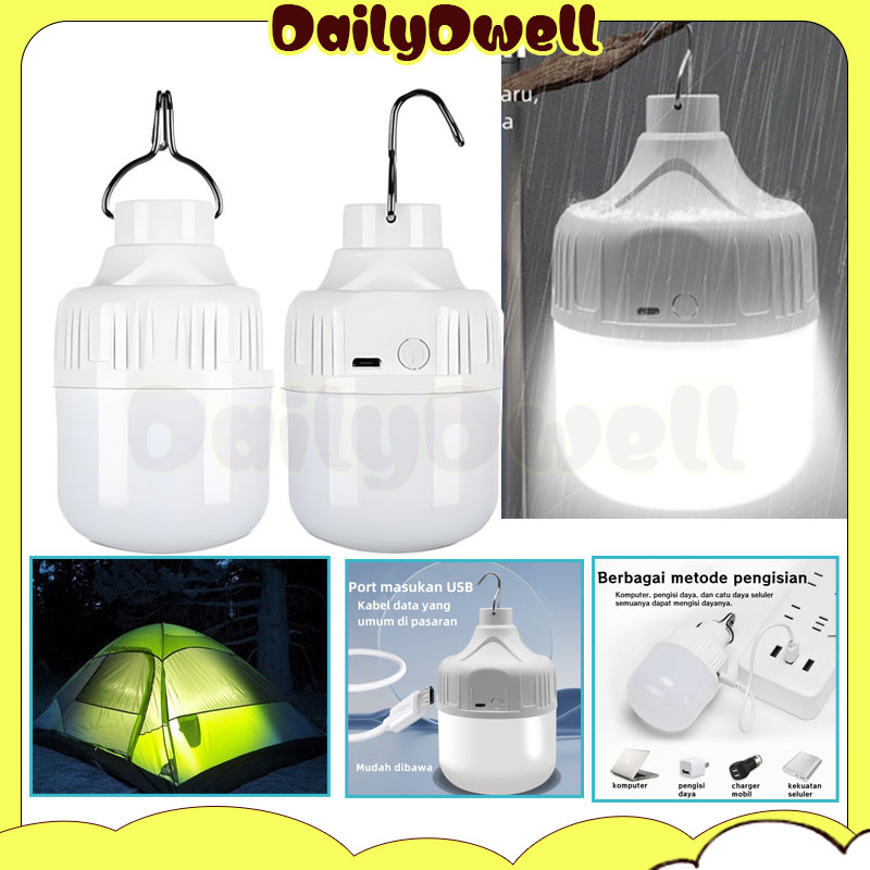 usb lampu emergency led lamp magic jumbo tetap nyala lama walau listrik mati lentera malam/led darur