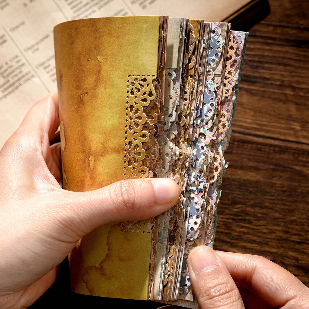 

20 pcs Hollow lace at the base paper Creativity Decorative Hand Account Diary Album Scrapbooking material paper