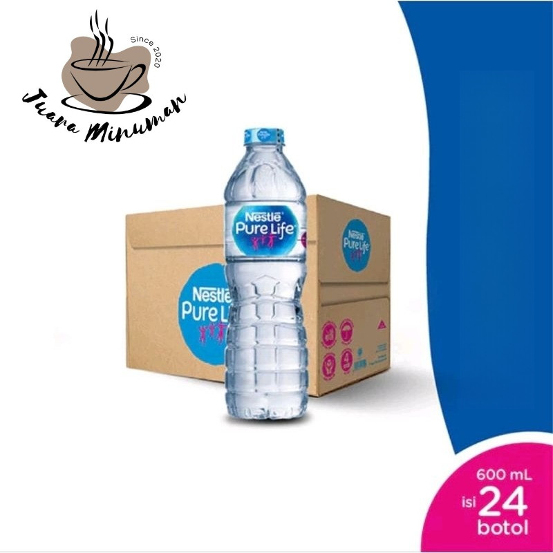 

Nestle Pure Life Air Mineral Botol 600 ml (isi 24 Botol) JUARA MINUMAN