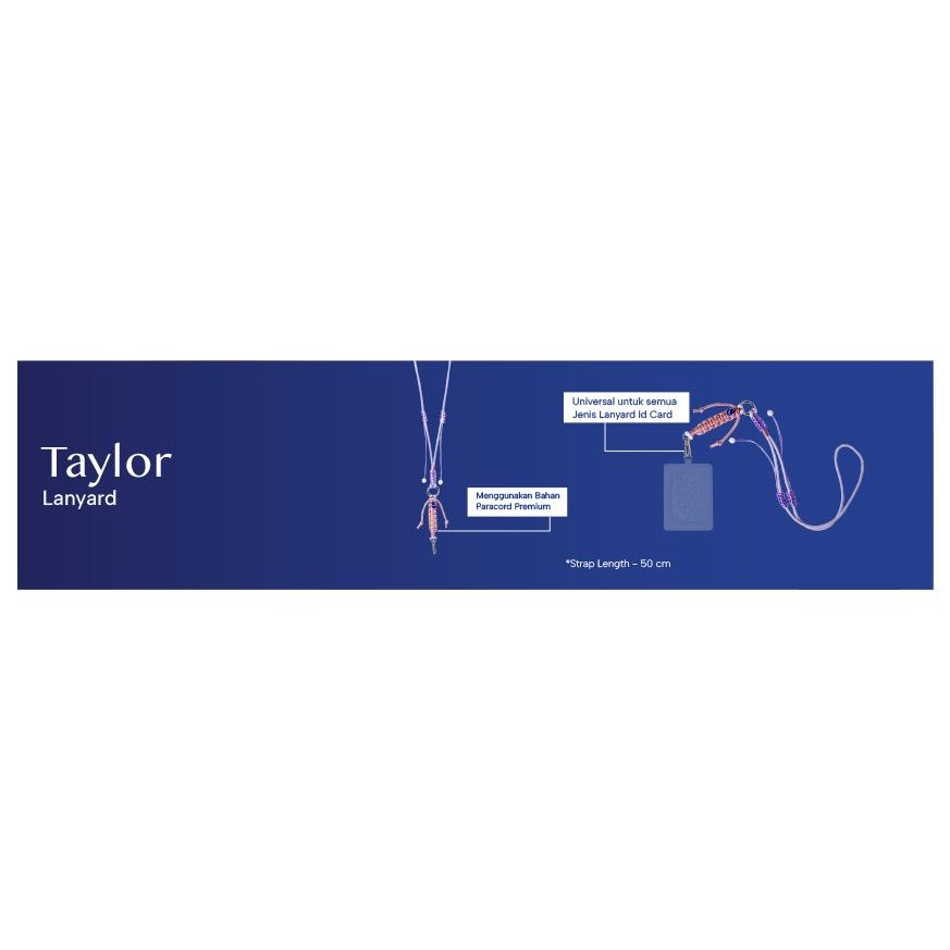 

Promo Wallts Taylor Gummie Tali Gantungan Lanyard Universal Handmade Handphone