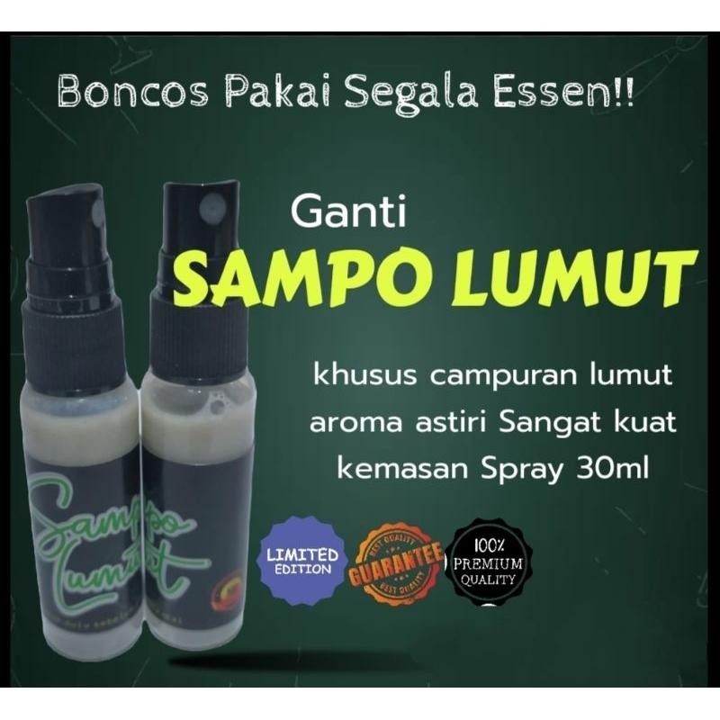 Essen Ikan Nila Munjaer Media Lumut SAMPO LUMUT 30ml Spray Aroma Astiri Kuat Untuk Mancing Ikan Nila