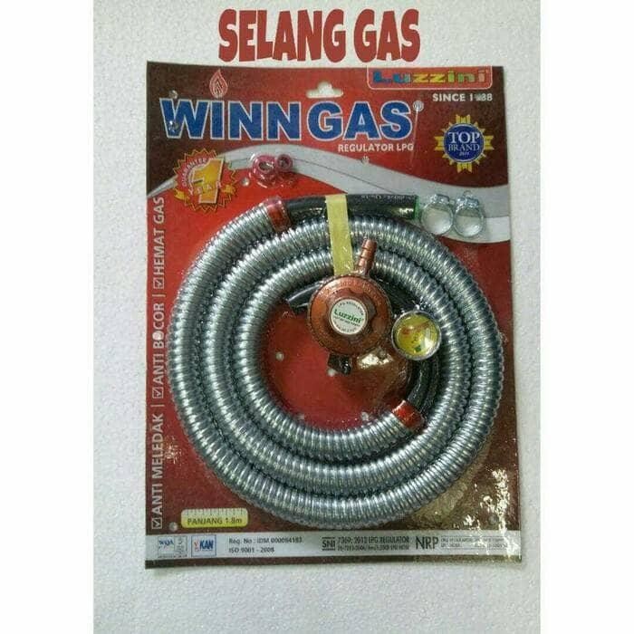 KOMPOR GAS TANAM KACA WIN GAS W-888 2 TUNGKU