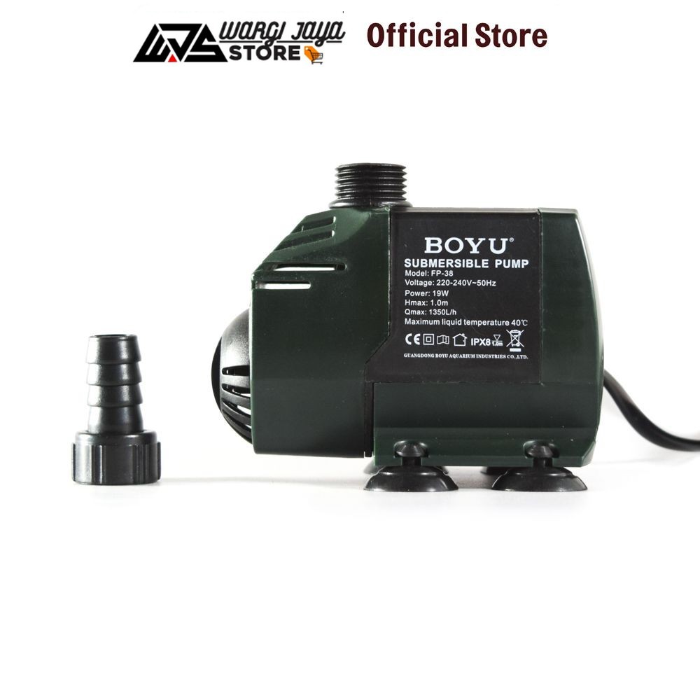 ACE Boyu Pompa Akuarium Fp-38 Aquarium Pump Air Pump Mesin Gelembung Peralatan Kolam Ikan Aksesoris 