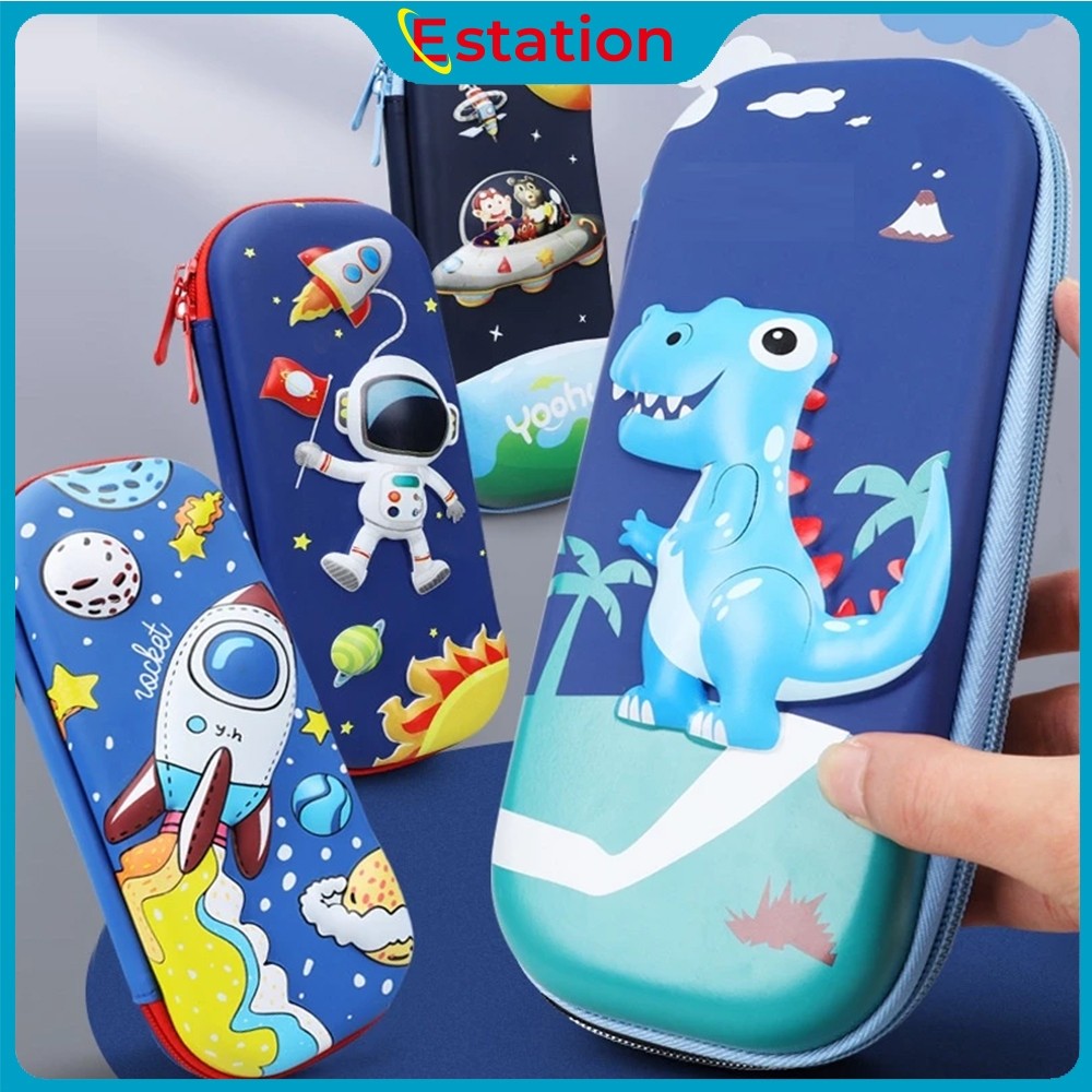 

COD Tempat Pensil Aesthetic 3D Tempat Pensil Anak Laki Laki Waterproof Kotak Pensil Anak Perempuan Alat