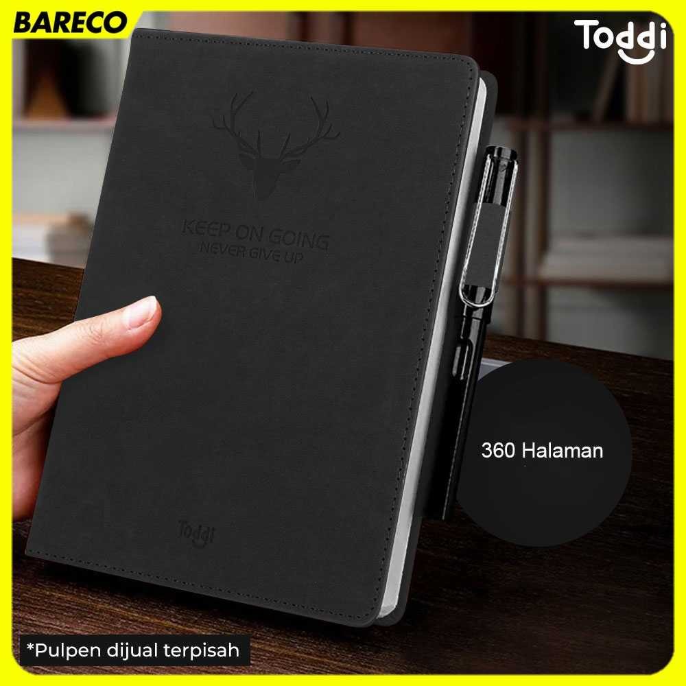 

Toddi Buku Jurnal Hardcover Notebook Diary 80 GSM 360 Halaman Grid - CW-5025