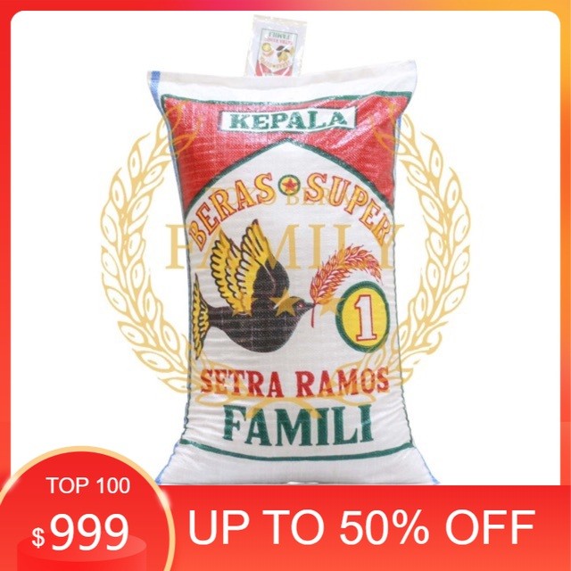

Beras Setra Ramos Merk Family 1 CAP Burung PREMIUM ( 5kg,10kg,15kg,20kg)