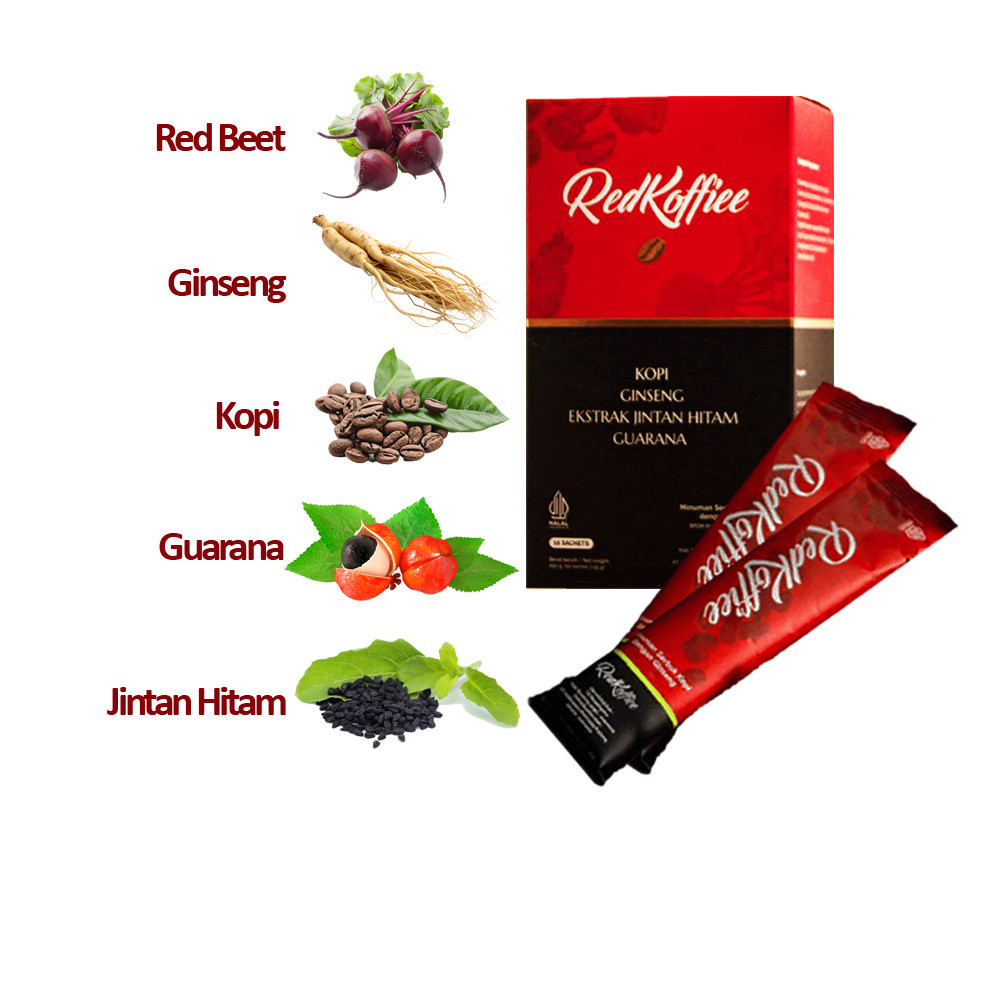 

kopi merah red koffie original stamina pria wanita