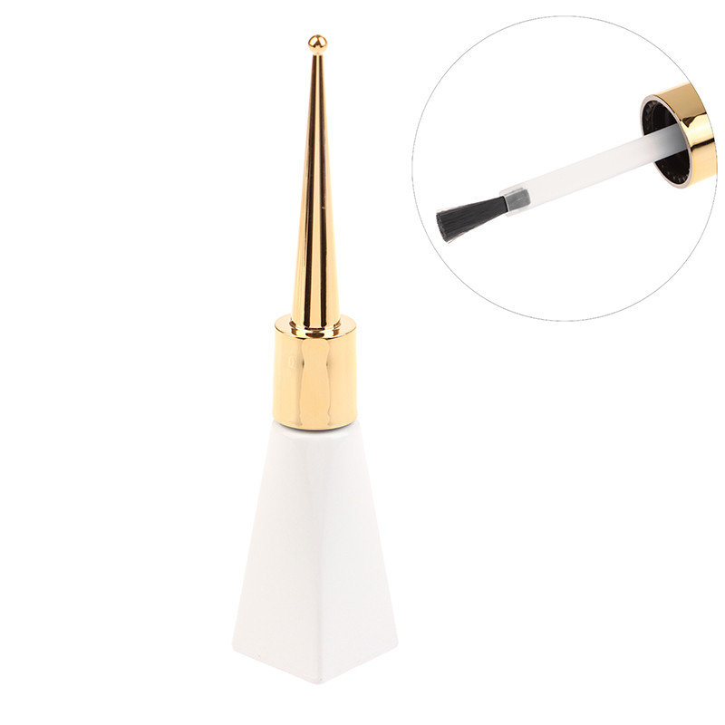 

1pcs 8ml Glass Nail Gel Bottles Empty Refillable Nail Gel Polish Containers With Brush Cap Makeup Tools Nail Accessories