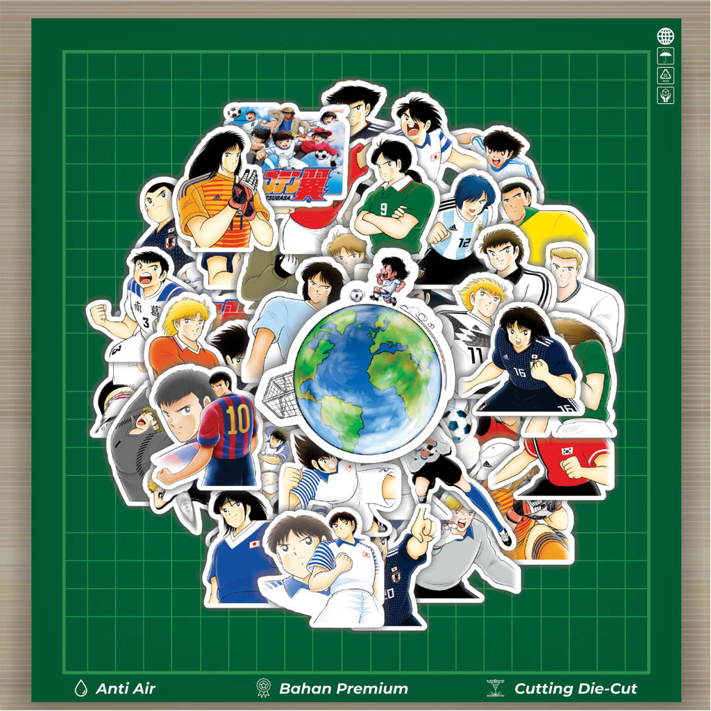 

HOT 50 PCS STIKER Stiker Anime Series Tsubasa Character Mix Stiker Fashion Cars Decal Dingin Kartu Album Custom Vinyl Anti Air- Sticker Aesthetic Buku Journal Koper Casing HP Tablet Laptop Helm Motor Botol Minum