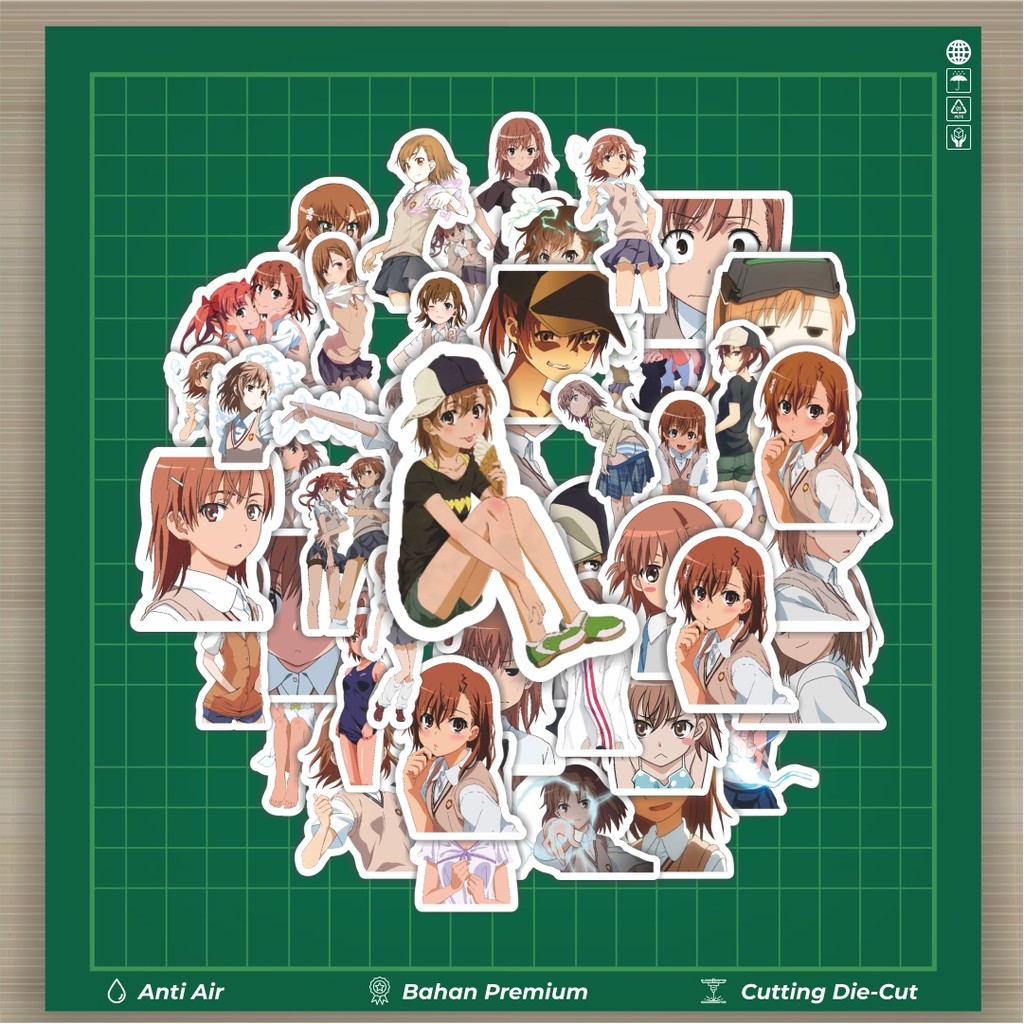 

HOT 50 PCS STIKER Stiker Anime Series Certain Magical Index Character Mikoto Misaka Stiker Fashion Cars Decal Dingin Kartu Album Custom Vinyl Anti Air- Sticker Aesthetic Buku Journal Koper Casing HP Tablet Laptop Helm Motor Botol Minum