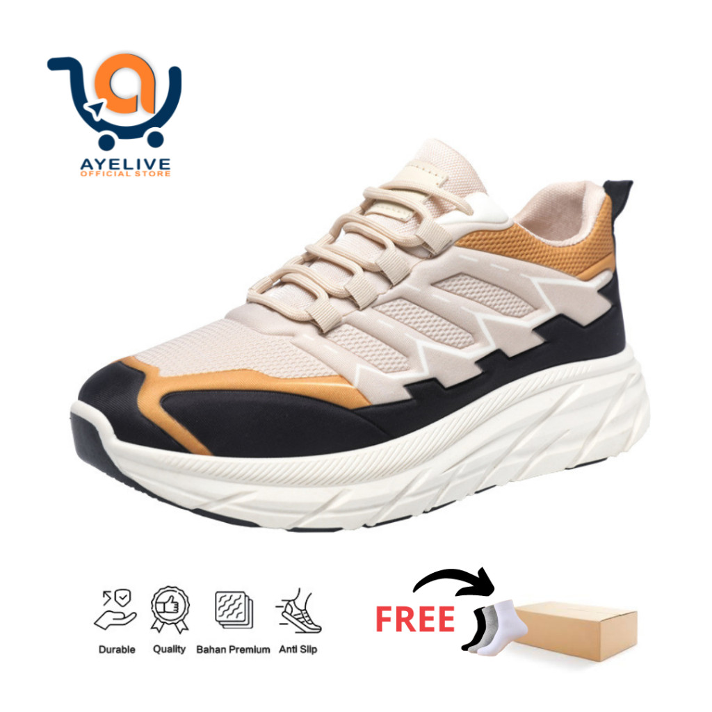 Sepatu Sneakers Casual Sport Pria Sepatu Sekolah Pria Sport Shoes model keren Jump