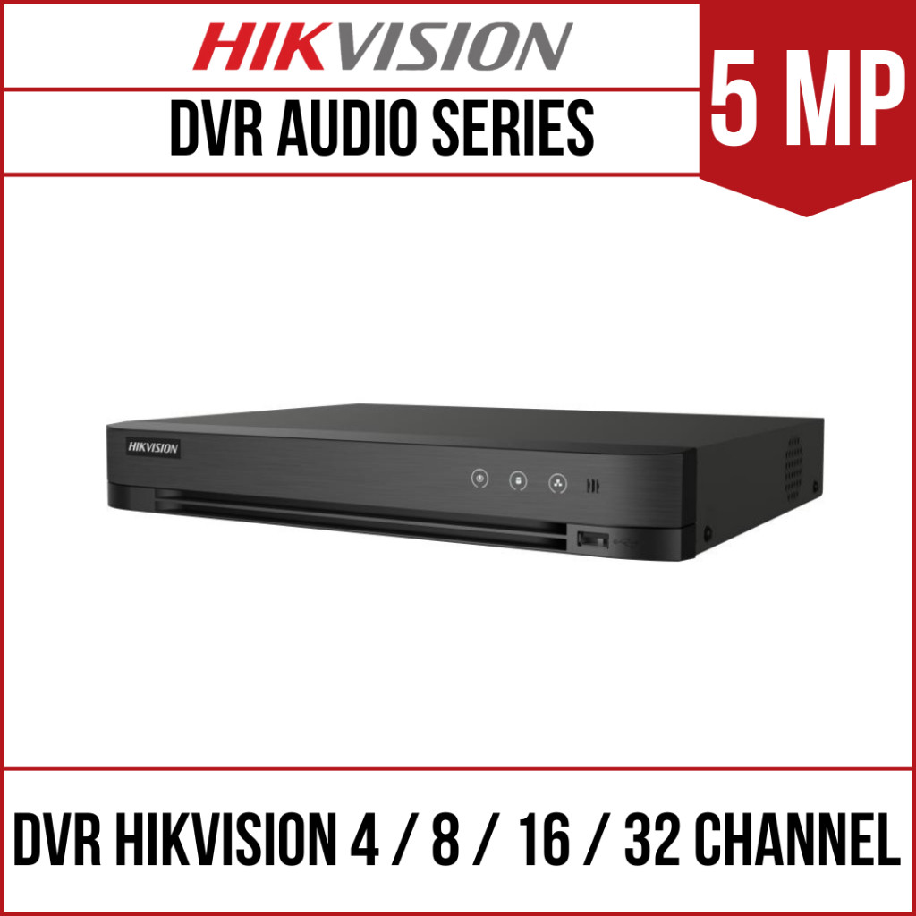 DVR HIKVISION 4 CHANNEL 8 CHANNEL 16 CHANNEL TURBO HD SUPPORT 1MP 1.3MP 2MP 3MP 4MP 5MP