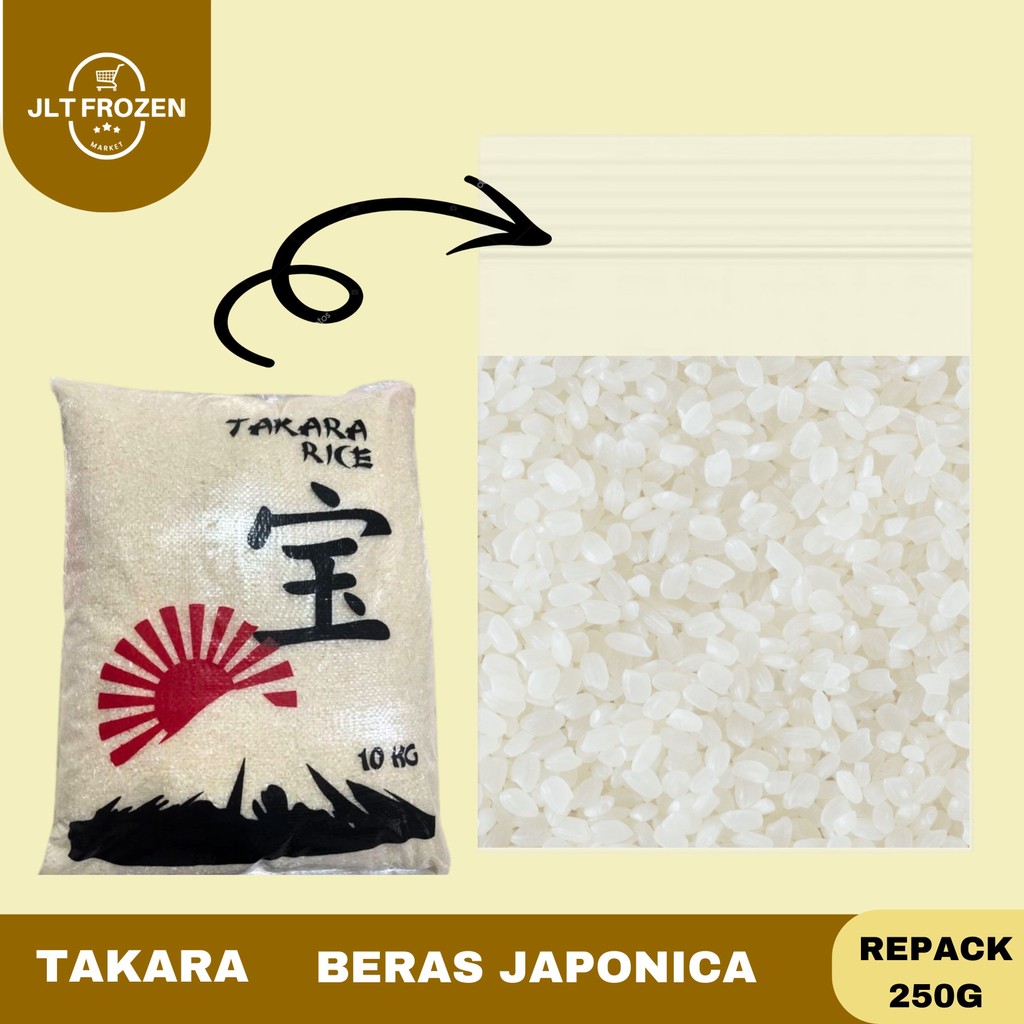 

Takara Rice Repack 250G / Beras Japonica / Beras Import / Beras Bento