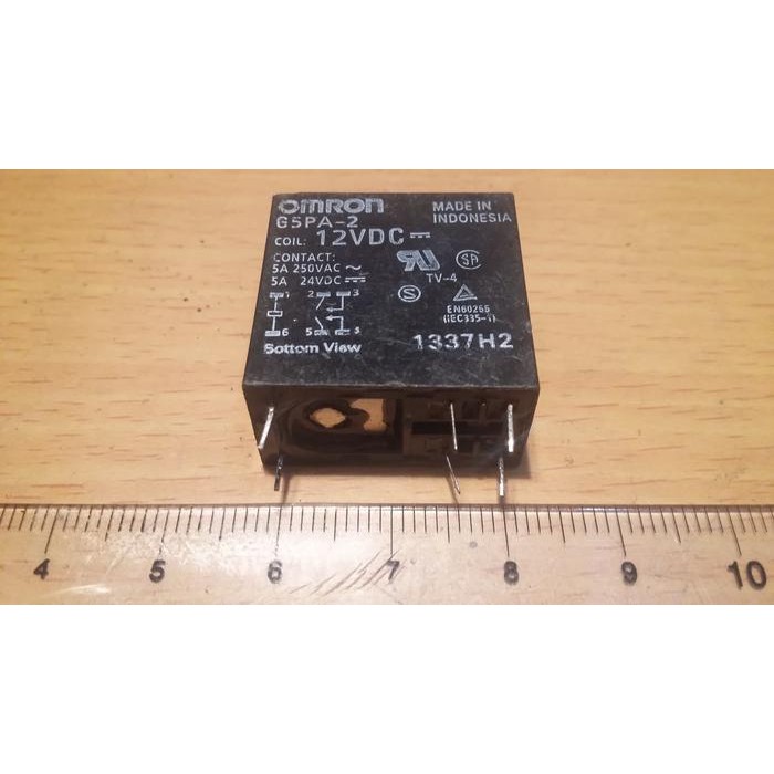 Part Relay 12 V 12V 5A 6 pin OMRON G5PA-2 12VDC