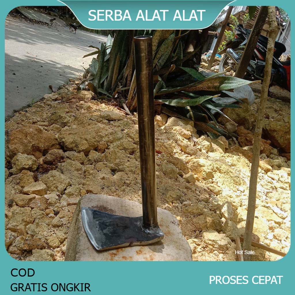 cangkul mini pacul kecil bahan baja per tebal