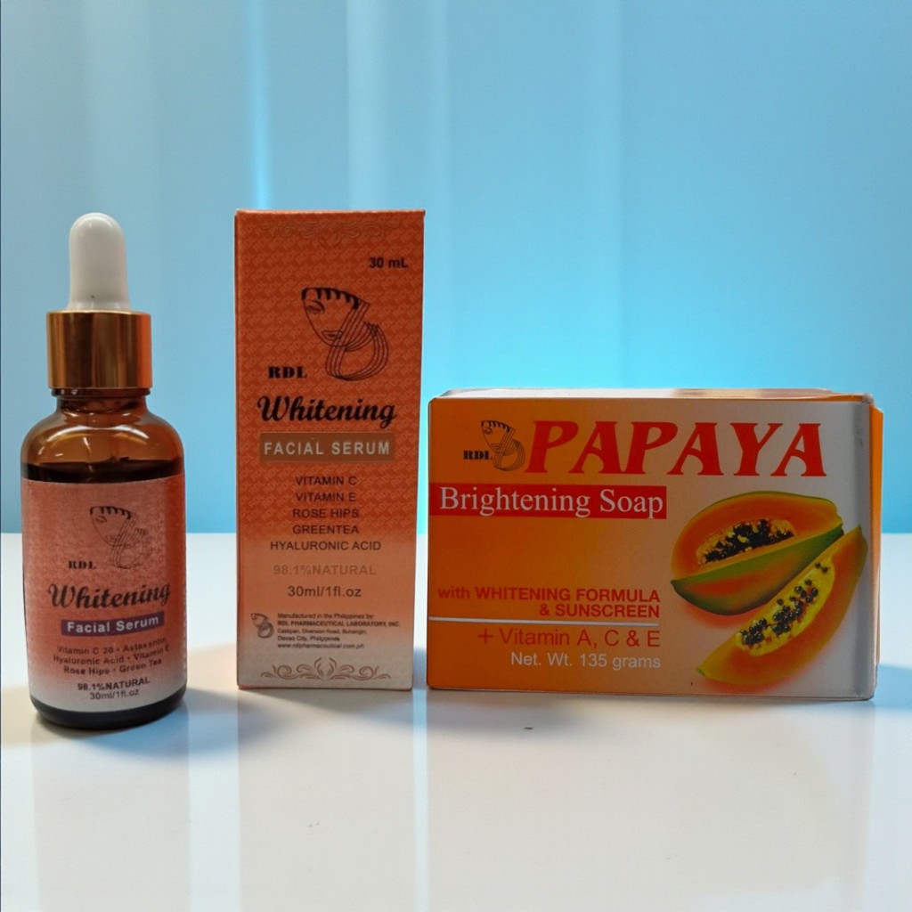 PAKET SABUN RDL SABUN PAPAYA 135GR ORIGINAL + SERUM