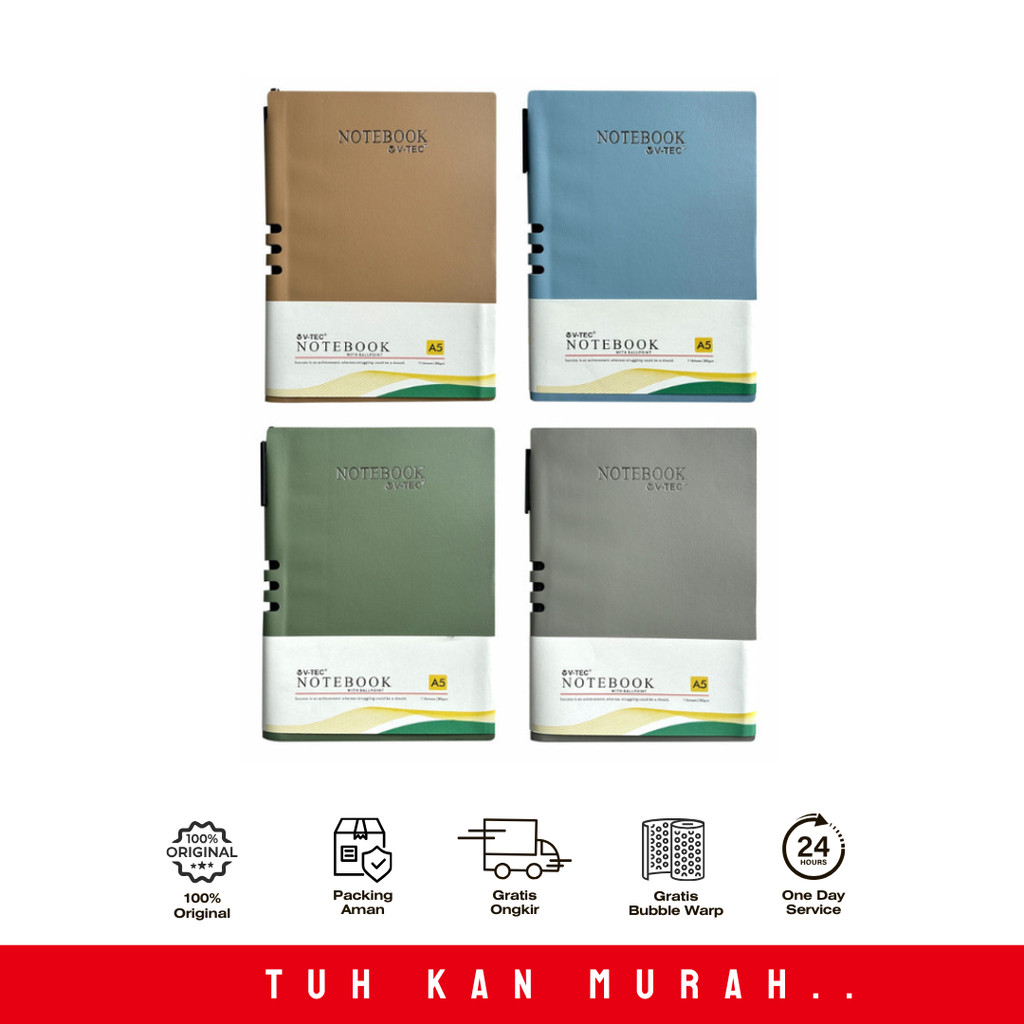 

V-TEC NOTEBOOK NB 492-25/A5 116 SHEETS 80 GSM