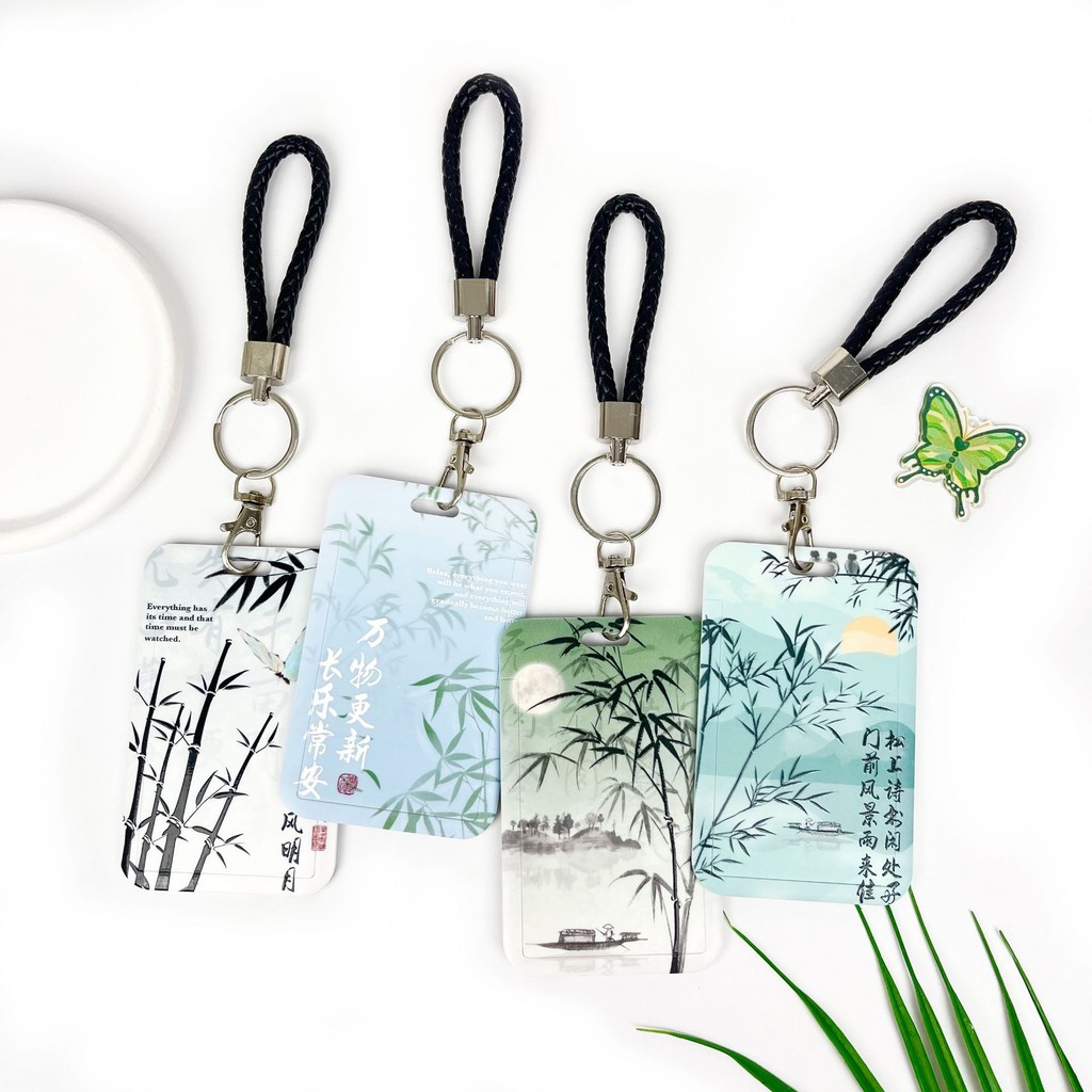 

Kartu Pelindung PVC Ramah Lingkungan Koleksi Bambu Hitam Gaya Kuno+kabel Gantung Hadiah | Anti Demagnetisasi Dan Anti Pencurian Swiping | Kartu Pelajar/KTP/Kartu Transportasi/Kartu E-pembayaran Satu Kartu